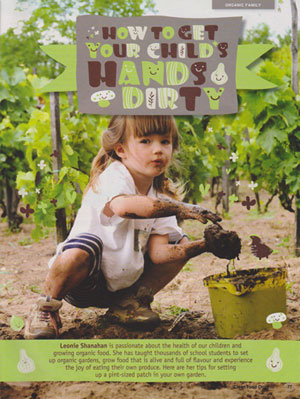 Gardening with Children: Clean food organic