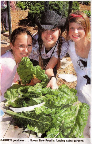 Slow Food Noosa to Sponsor New Kitchen Garden Project